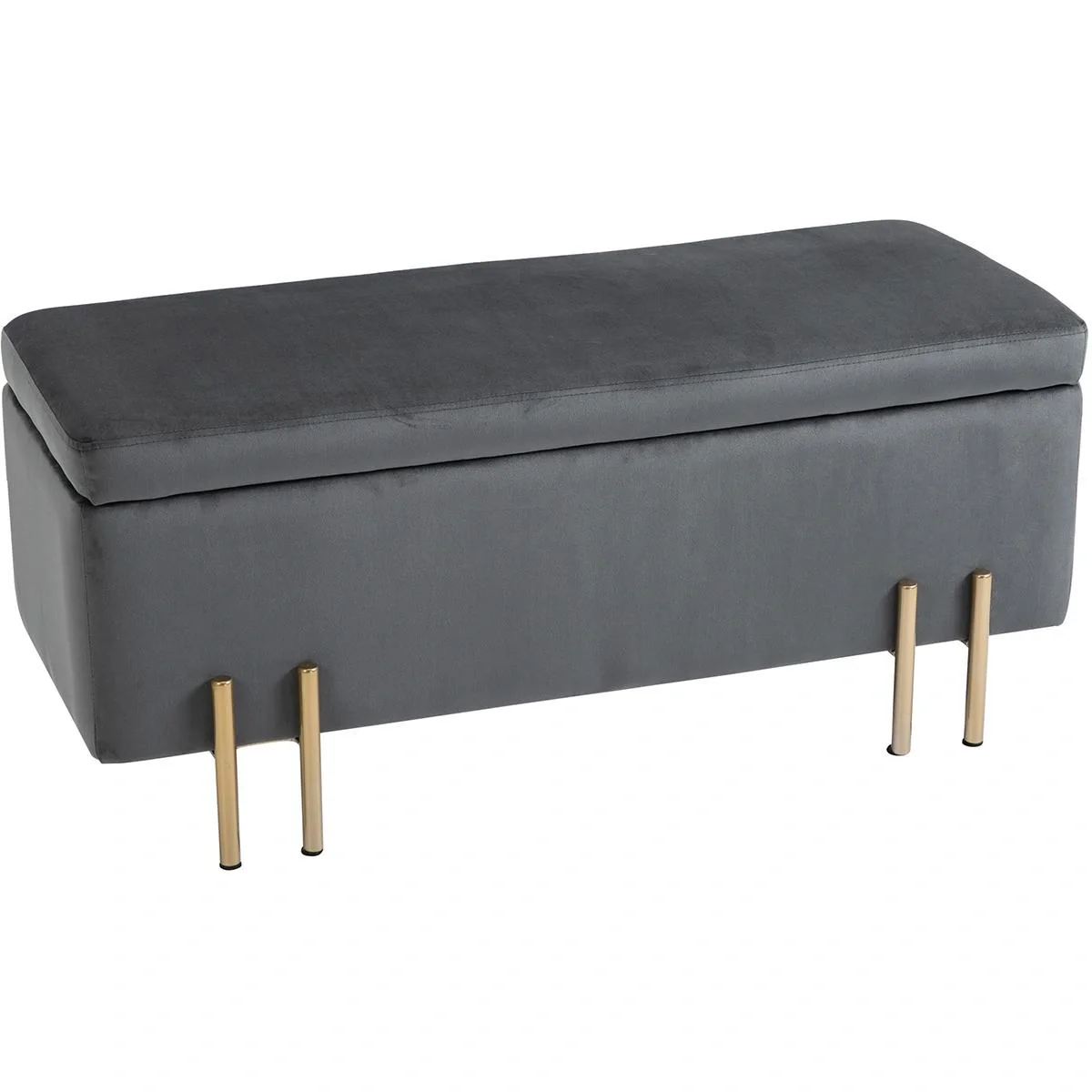 Elegantes Sofa mit Stauraum, dunkelgrau - 1