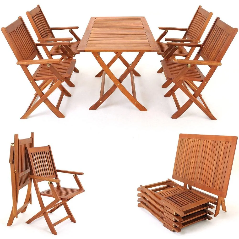 Luxus-Gartenset 'Sydney' 5-teilig - Akazienholz - FSC-zertifiziert - 5