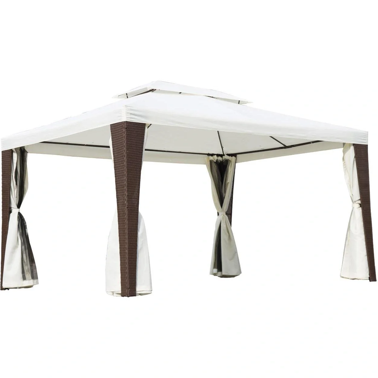 Gartenpavillon inklusive Seitenteile - 9