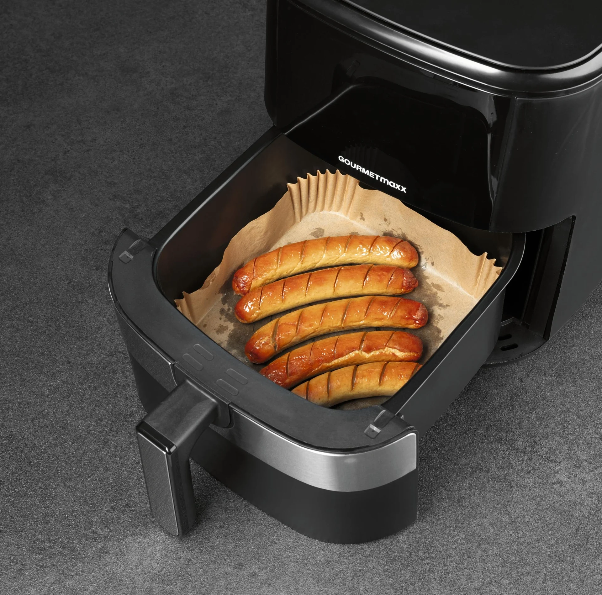 Backpapier-Schalen, 100 Stück zu 601414 Heißluft-Fritteuse Digital, 6,2 Liter, 1500 Watt - 11