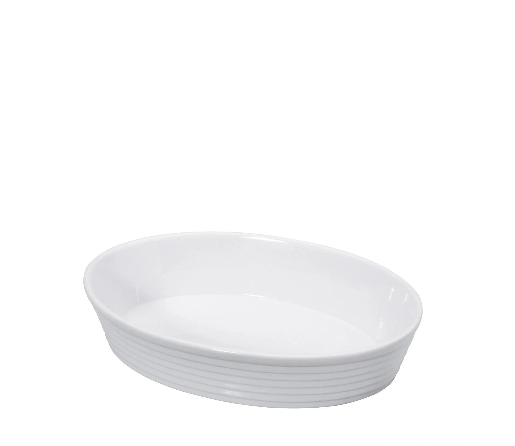 Auflaufform, oval, Burgund, 2 Liter, 30 x 20 x 6 cm - 2