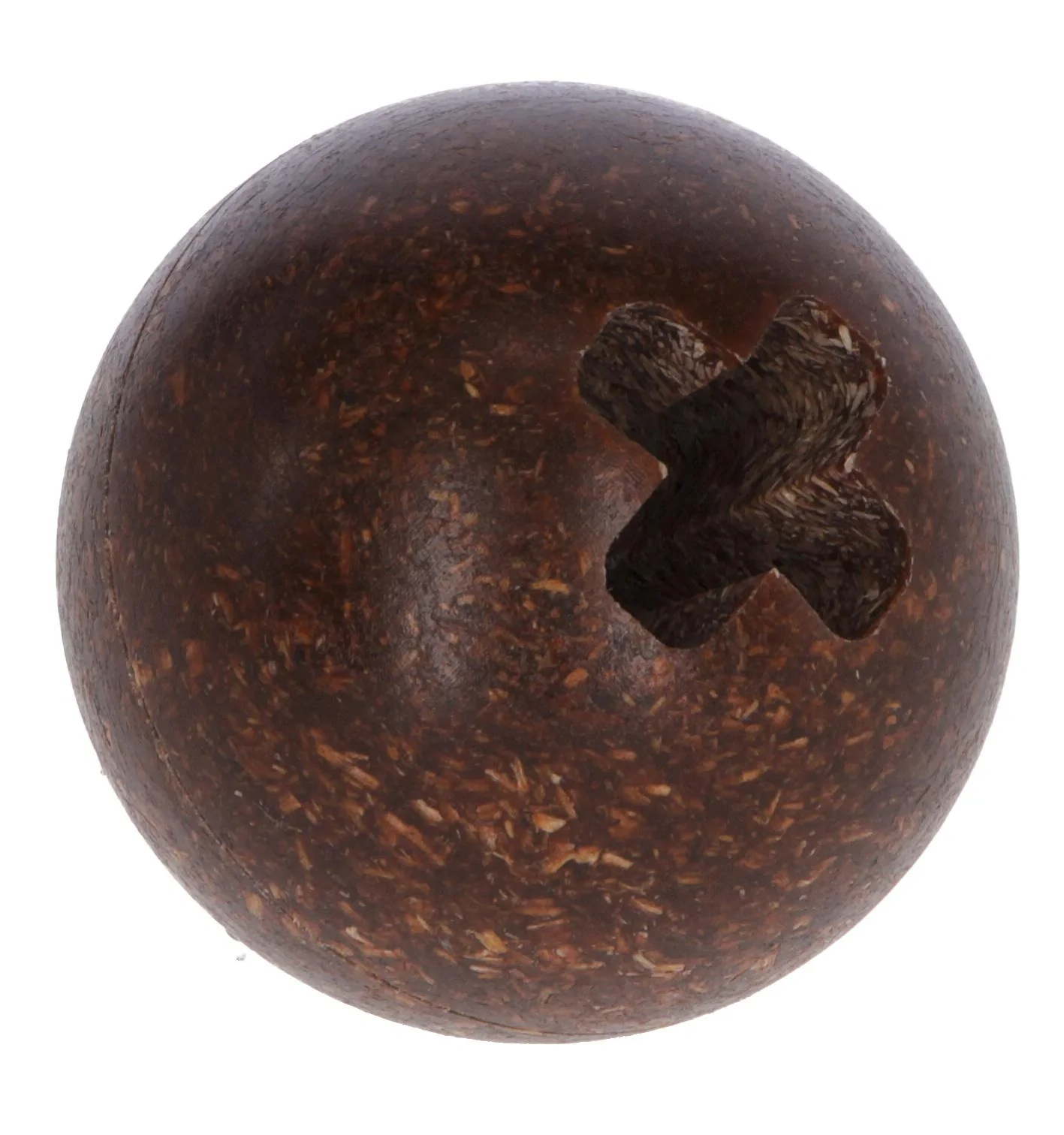 Beißkugel Natur für Schweine Ø 75 mm ohne Kette - 2