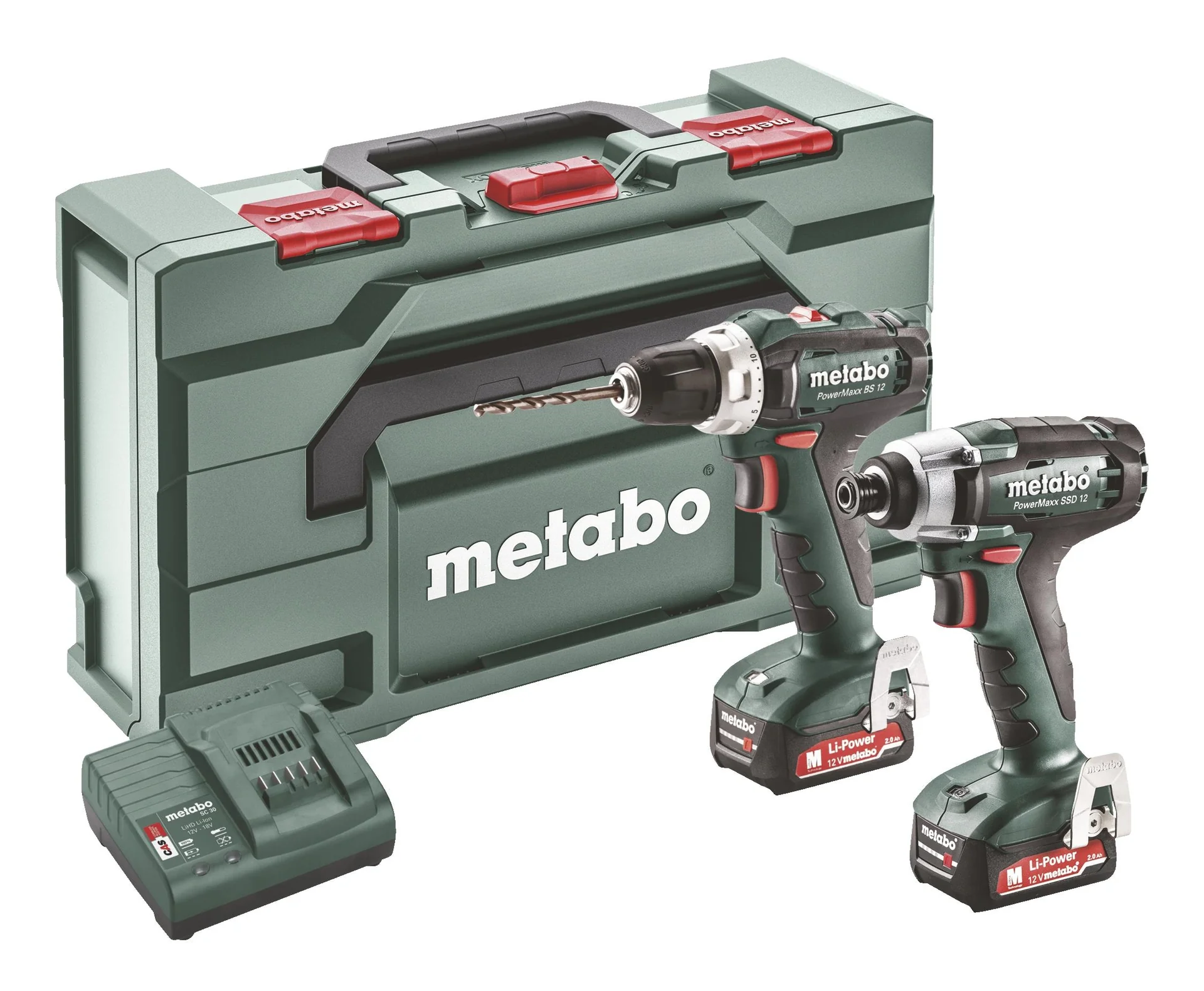 12 Volt Akkuset Akku-Bohrschrauber PowerMaxx BS 12 + Akku-Schlagschrauber PowerMaxx SSD 12 - 3