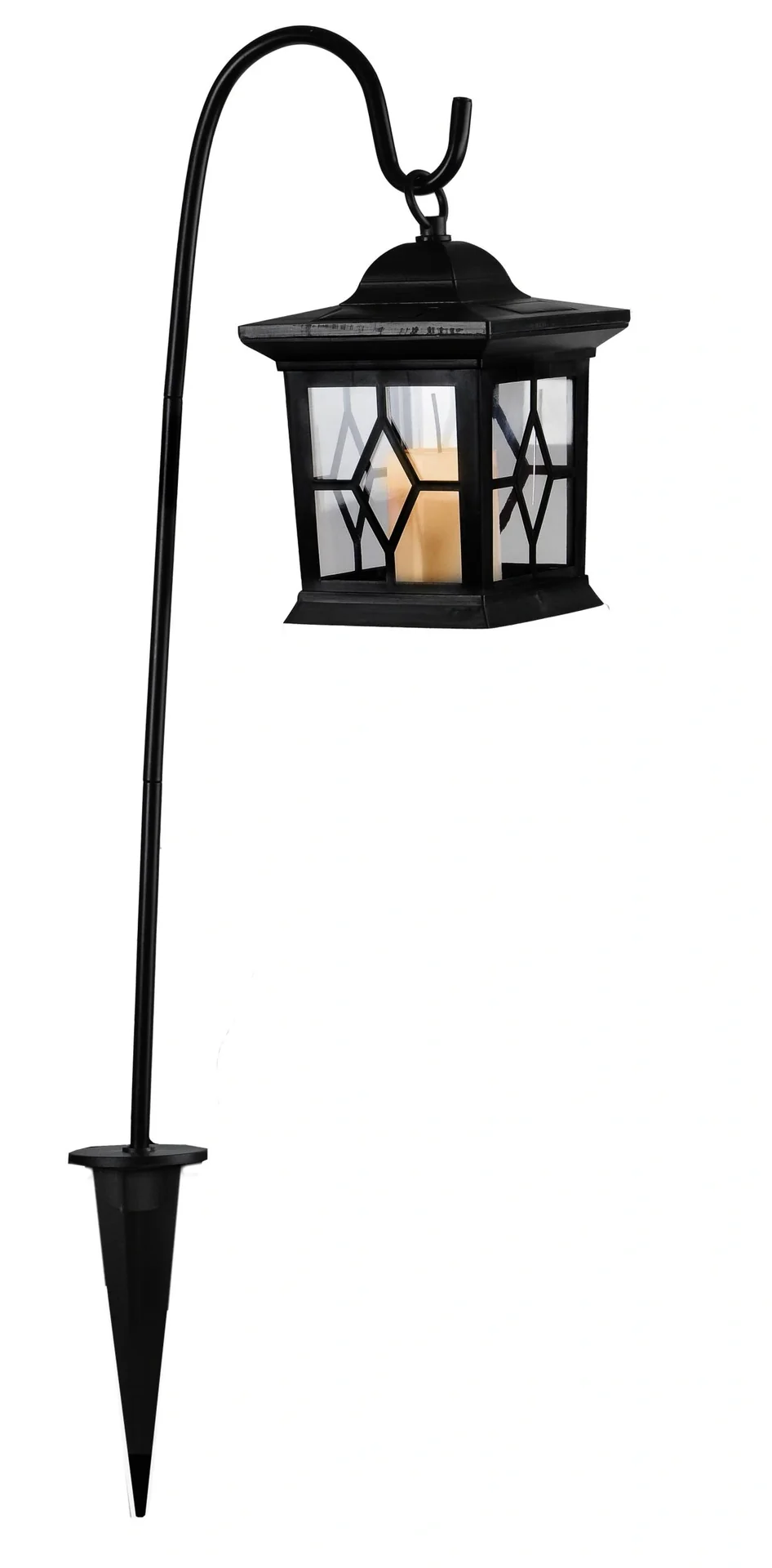 LED Solarlaterne für den Außenbereich, 50 cm groß - 2