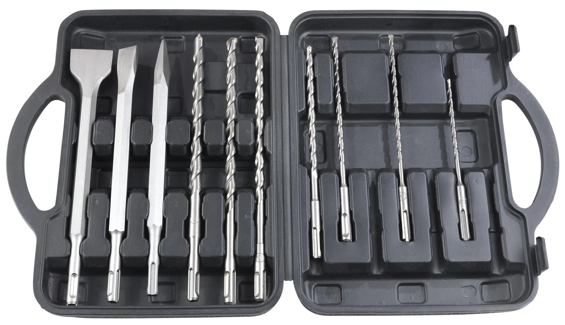 Bohrer- und Meißelset SDS Plus 10-teilig - 1