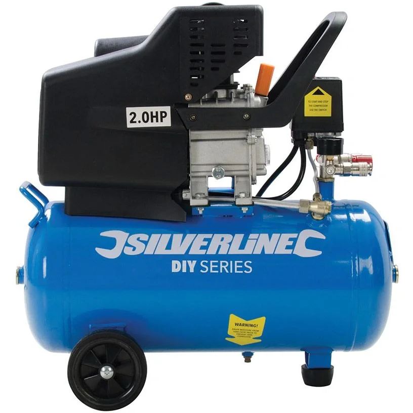 DHZ 2-PS-Luftkompressor 1500 W 24 Liter - 5