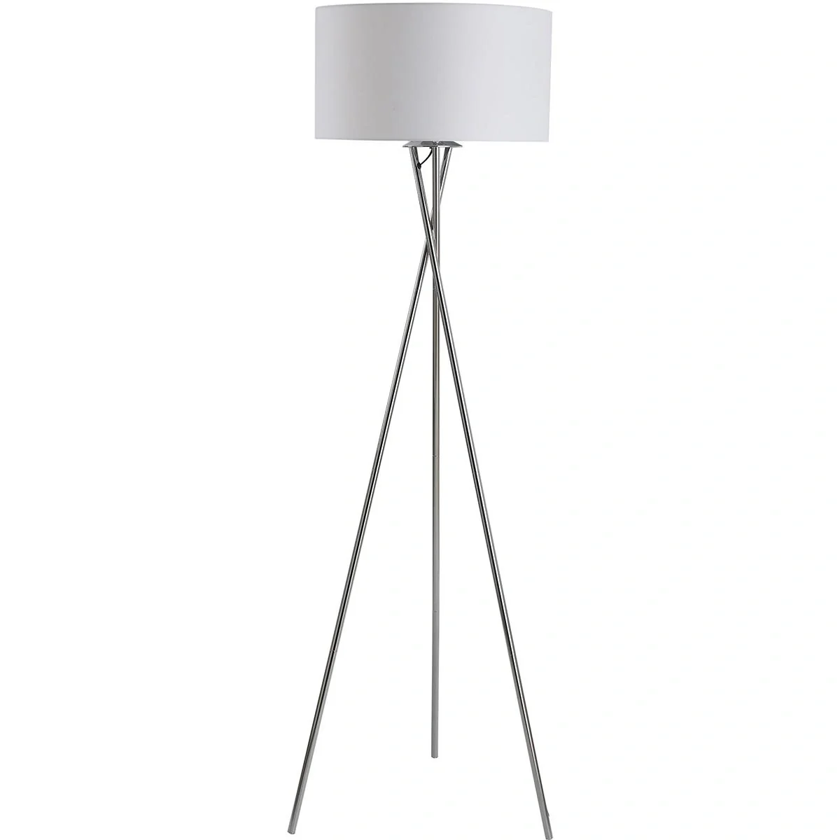 Stehlampe mit Stoffschirm - 1