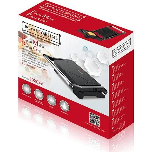 Panini-Grill - 1000W - Schwarz - 2