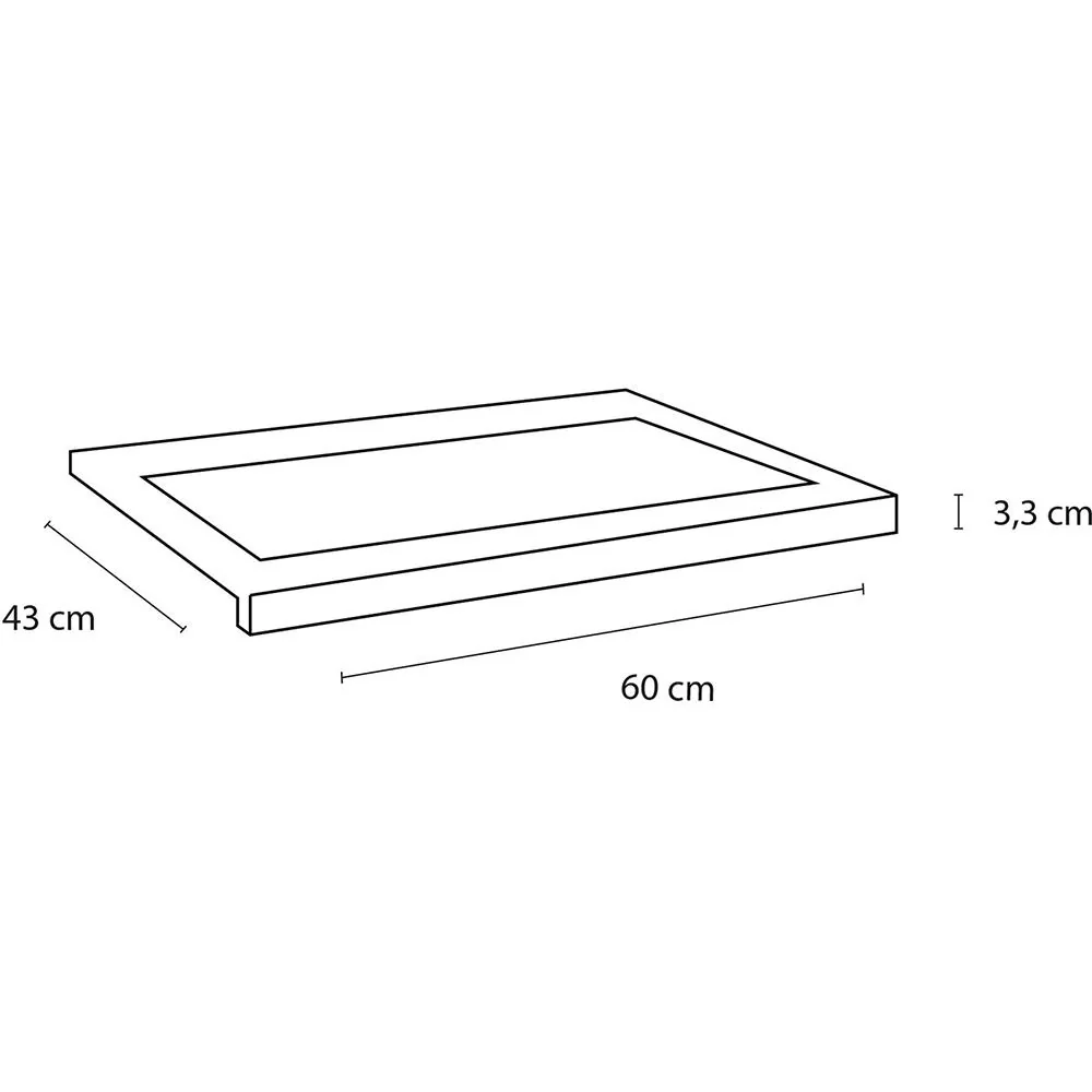 Concept Waschbecken Polybeton 60cm schwartz - 2