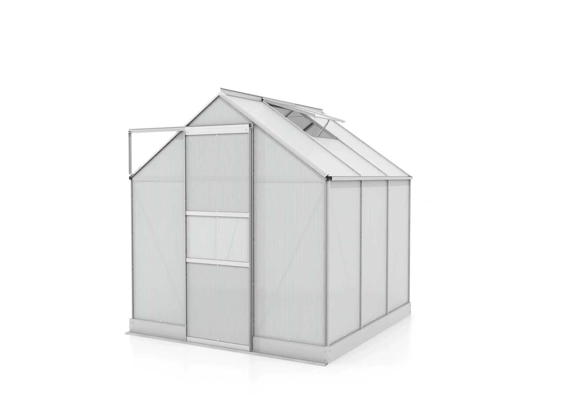 Gewächshaus Apollo 3800 HKP 4 mm, Farbe alu - 2