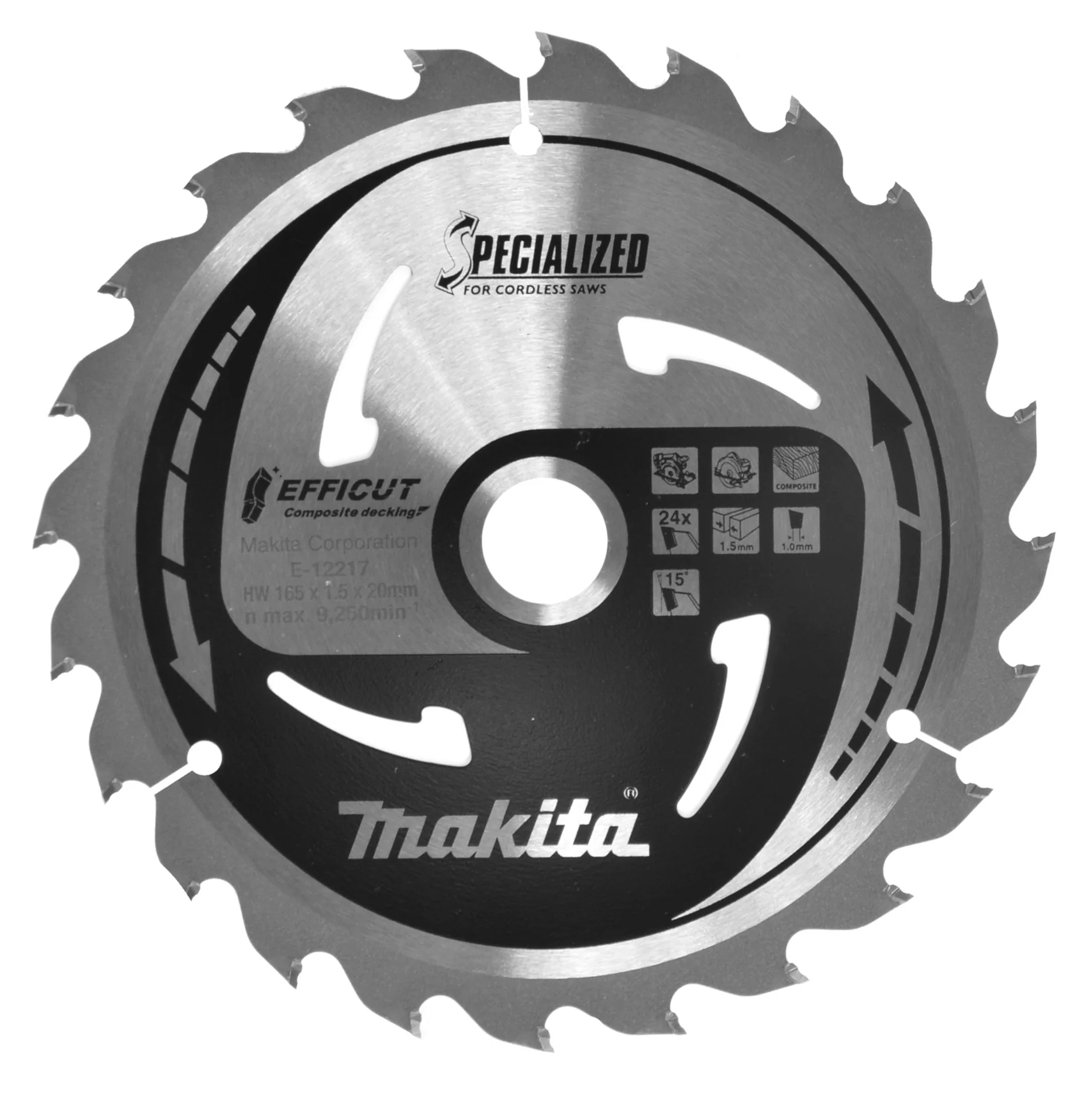 EFFICUT Sägeblatt 165x20x24Z - 1