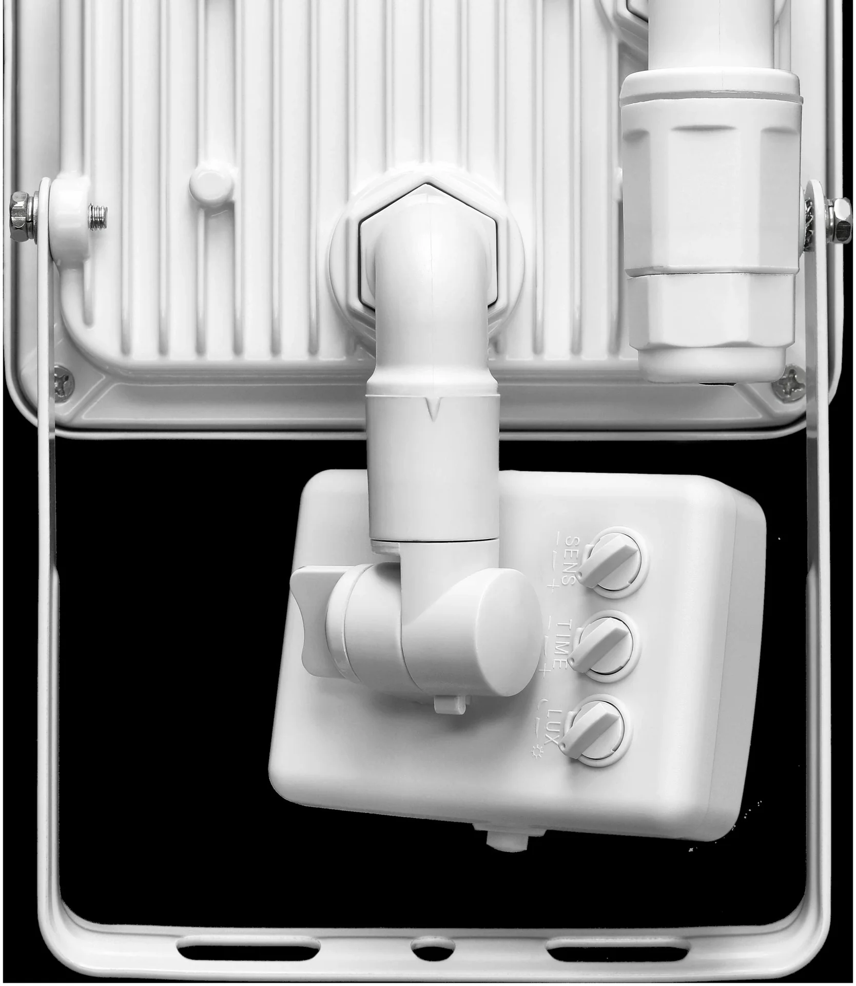 LED Außenstrahler mit Bewegungsmelder Weiß, 10 Watt - 850 Lumen - 10