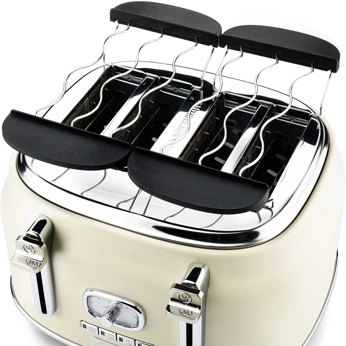 Retro SET - Toaster 4 Scheiben + Wasserkocher 1.7L - Weiß - 10