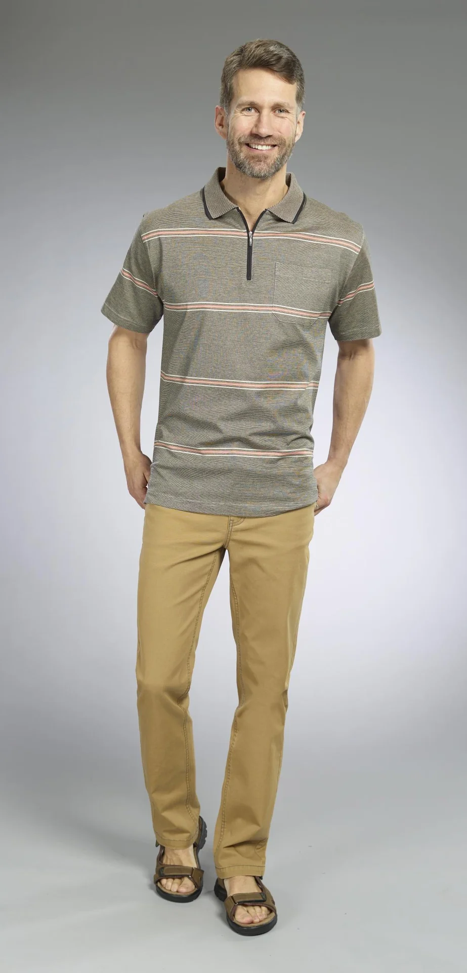 Stretchhose, Farbe camel, Gr.26 - 2