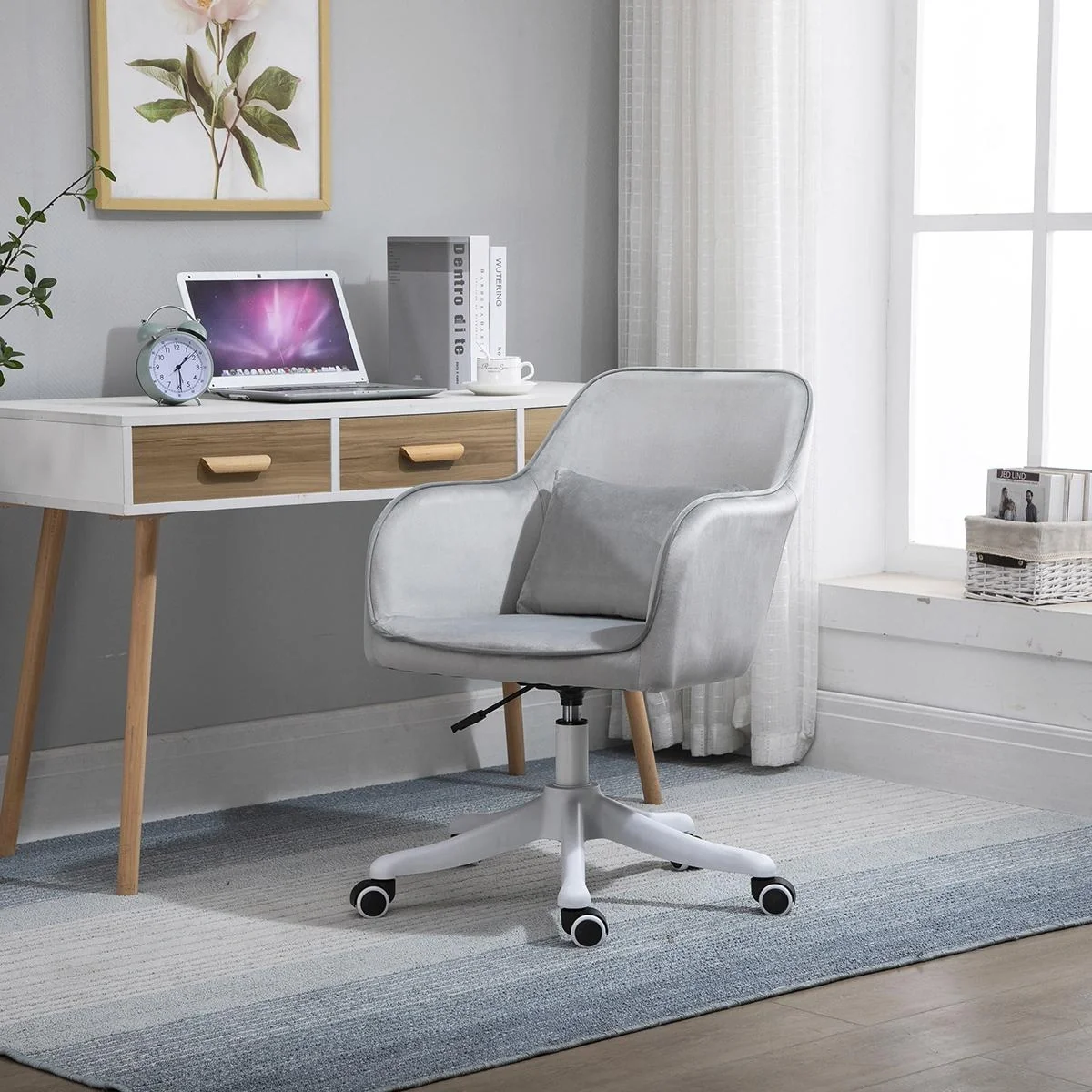 Massage-Bürostuhl Lendenkissen Trendfarben - 4