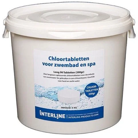 Interlining Chlortabletten - Long90 200gram / 10kg - 1