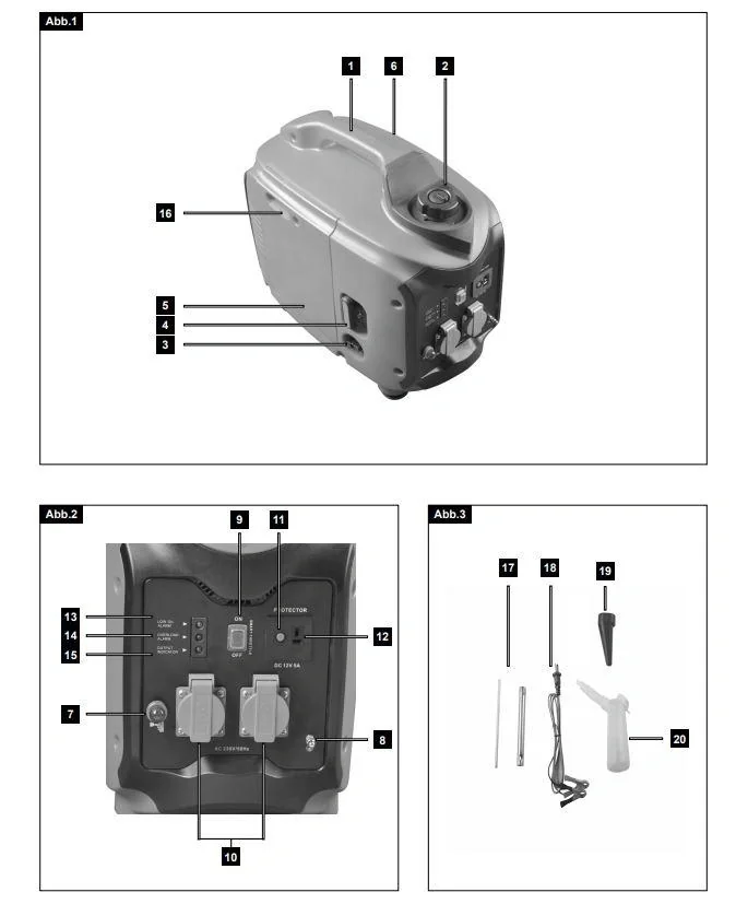 STROMERZEUGER SG2000 2,7PS 2000W - 4