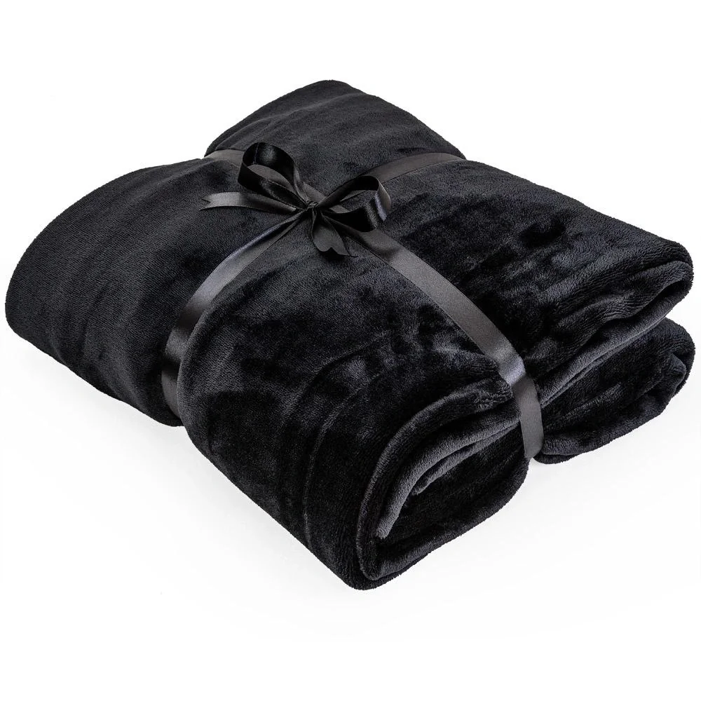 Premium-Decke schwarz - 300g/m² - 4