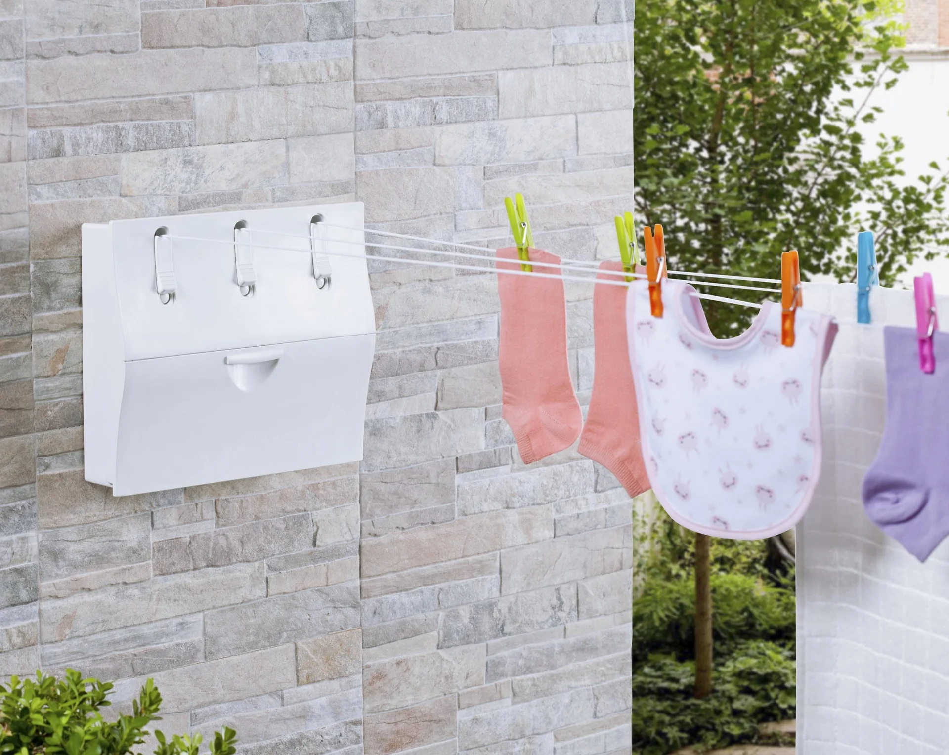 Wand-Wäscheleine - 7