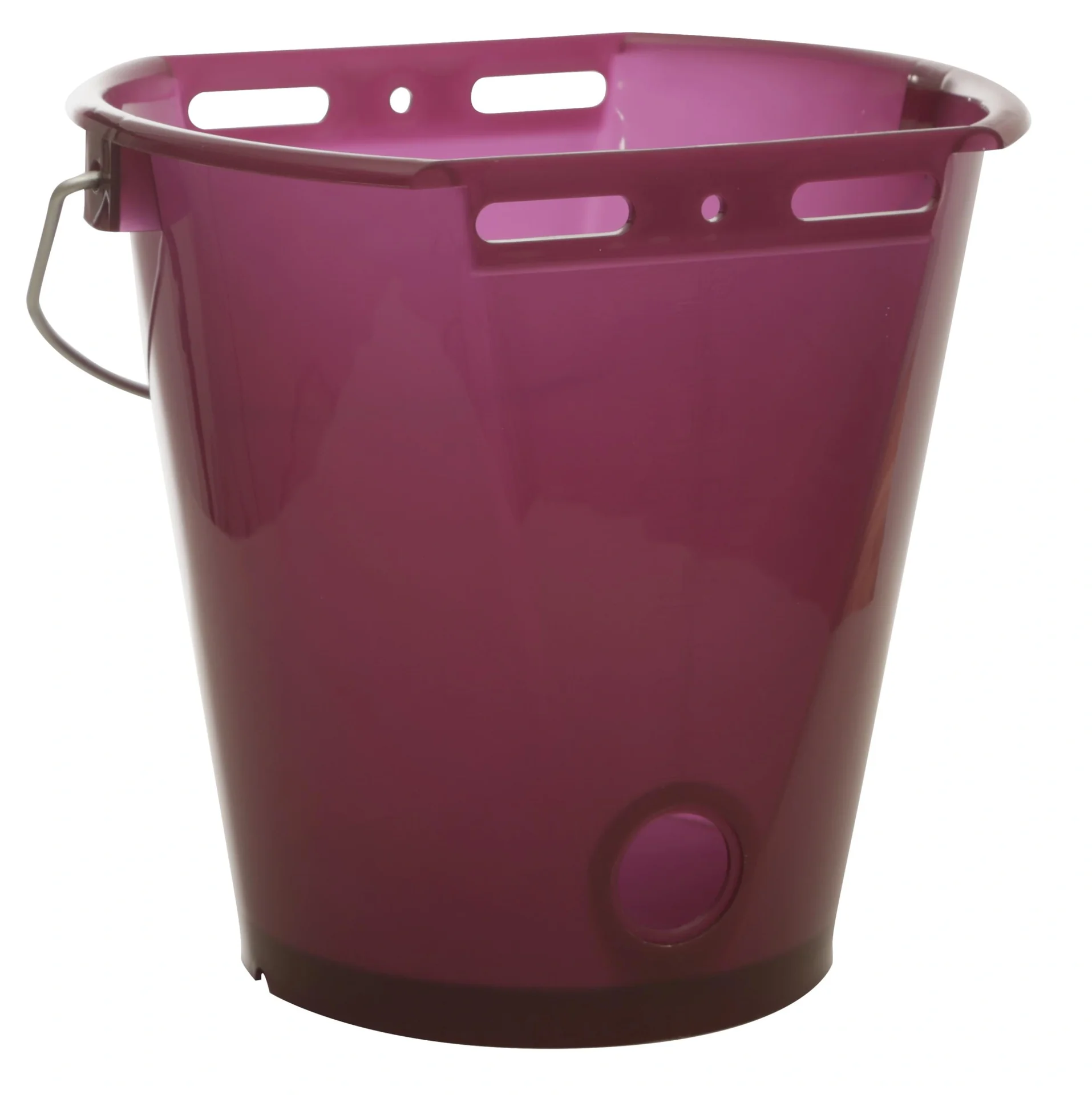 Kälber Tränkeeimer 8 l, beere transparent mit Skala - 3