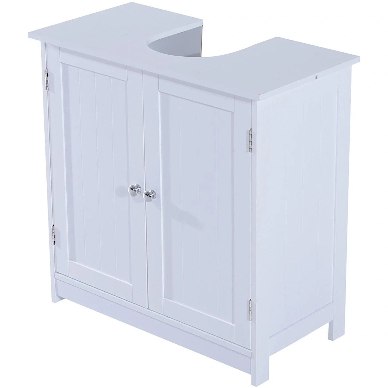 Waschbeckenunterschrank Badschrank Weiß - 9