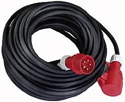 CEE Verlängerungskabel 25 m, schweres Gummikabel H07RN-F 5G1,5 mm² - 2