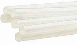 Heißklebesticks, transparent, 6 Stück Profi Klebepatronen - 3