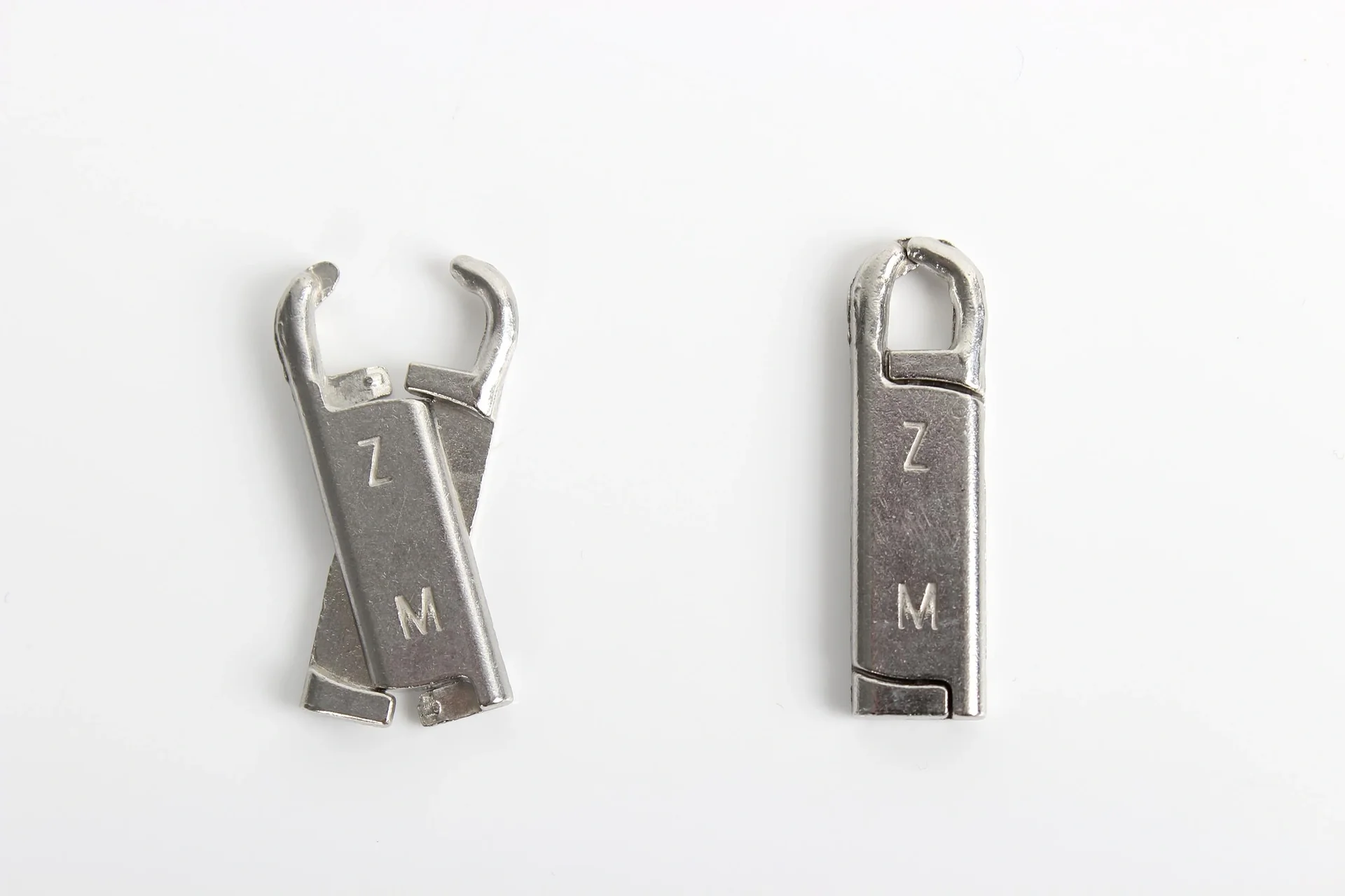 Reißverschluss-Reparatur-Haken, Silberfarben, 6er-Set - 3