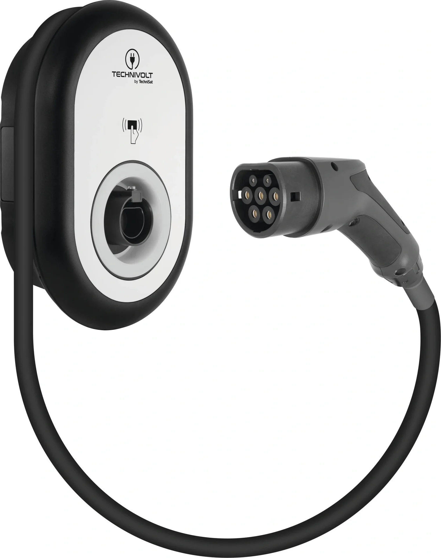 Ladestation TECHNIVOLT 101, 11kW mit fest verbundenem Ladekabel nach IEC 62196-2 Typ 2 - 10