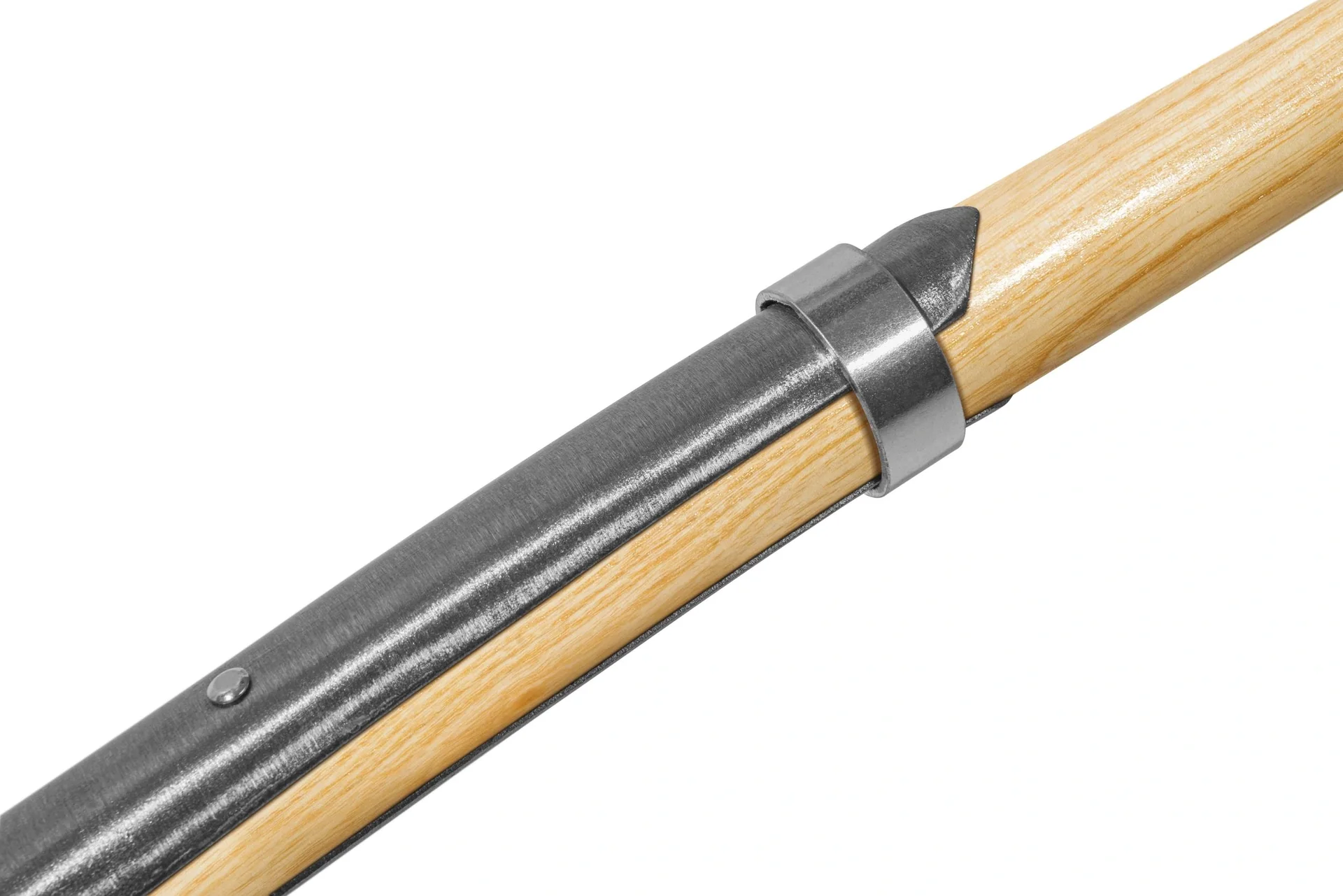 Spaten, Rode- und Baumschulspaten, Gr. 2, poliert, Trittschutz, Federnverst., Verstärkungsring, Eschen-T-Stiel 85 cm - 8