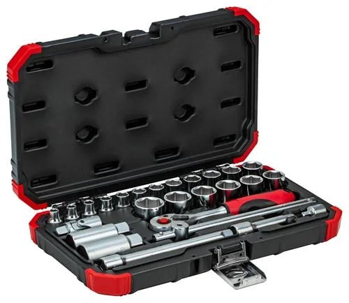 Steckschlüssel Satz 3/8 SW6-24 mm 26-teilig - 5