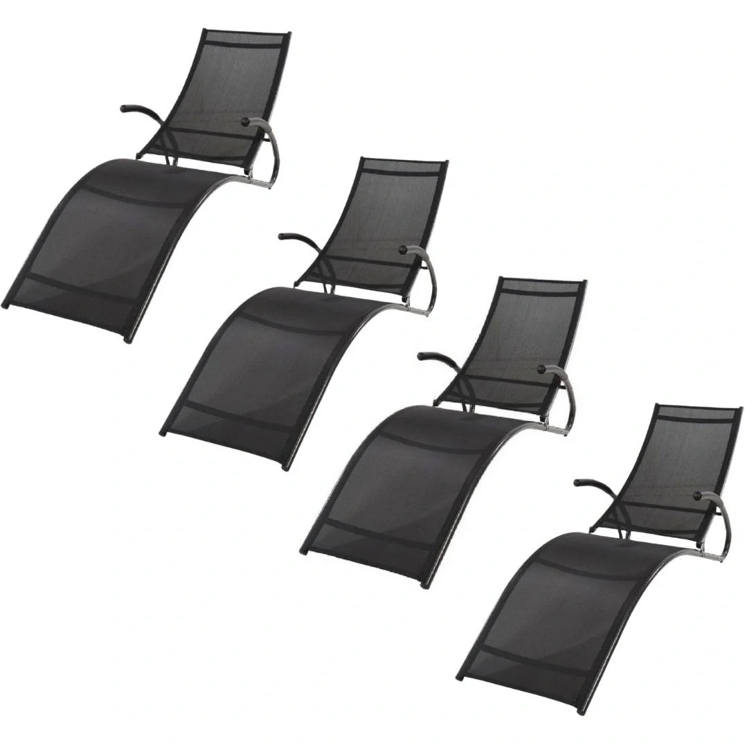 Pro Gartenliege - 4 STUKS - faltbar - 1
