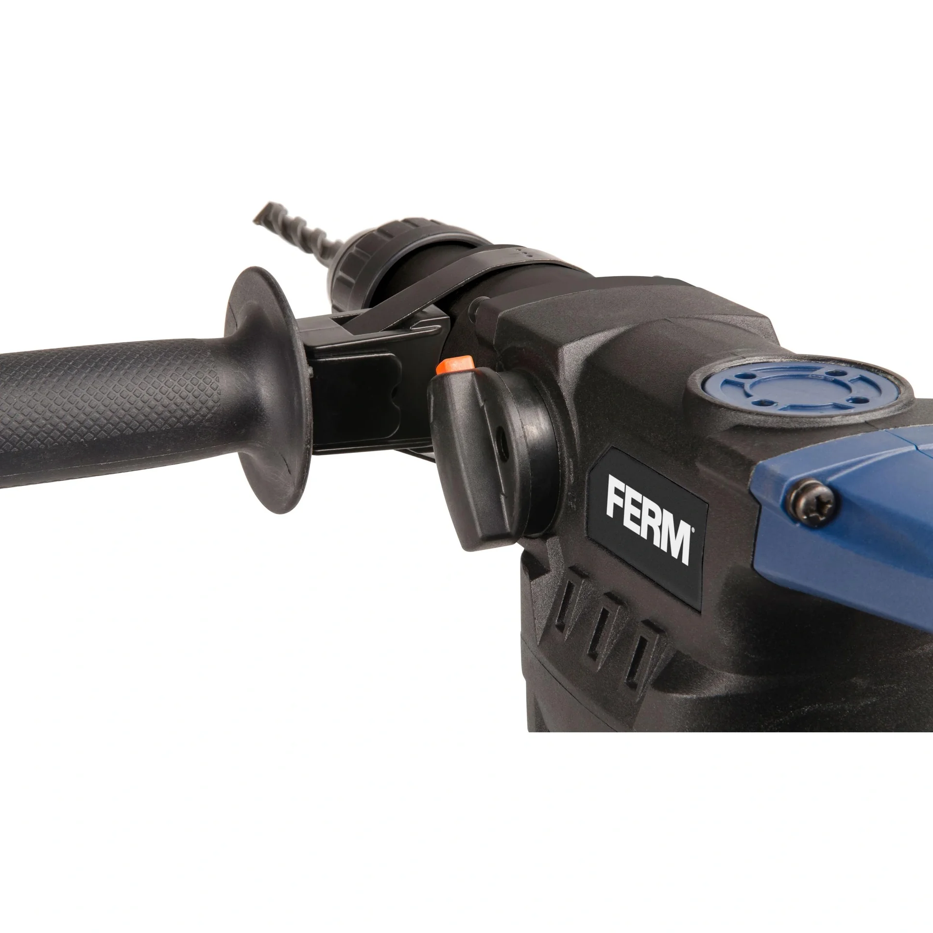 HDM1028 Bohrhammer 850W - Soft griff - 3 Funktionen - Inkl. 3 SDS Plus Bohrköpfe und 2 SDS Plus Werkzeugköpfe mit Aufbew - 5