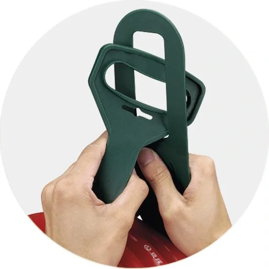 Schlauchhalter "Profi", 2er Set, grün - 4