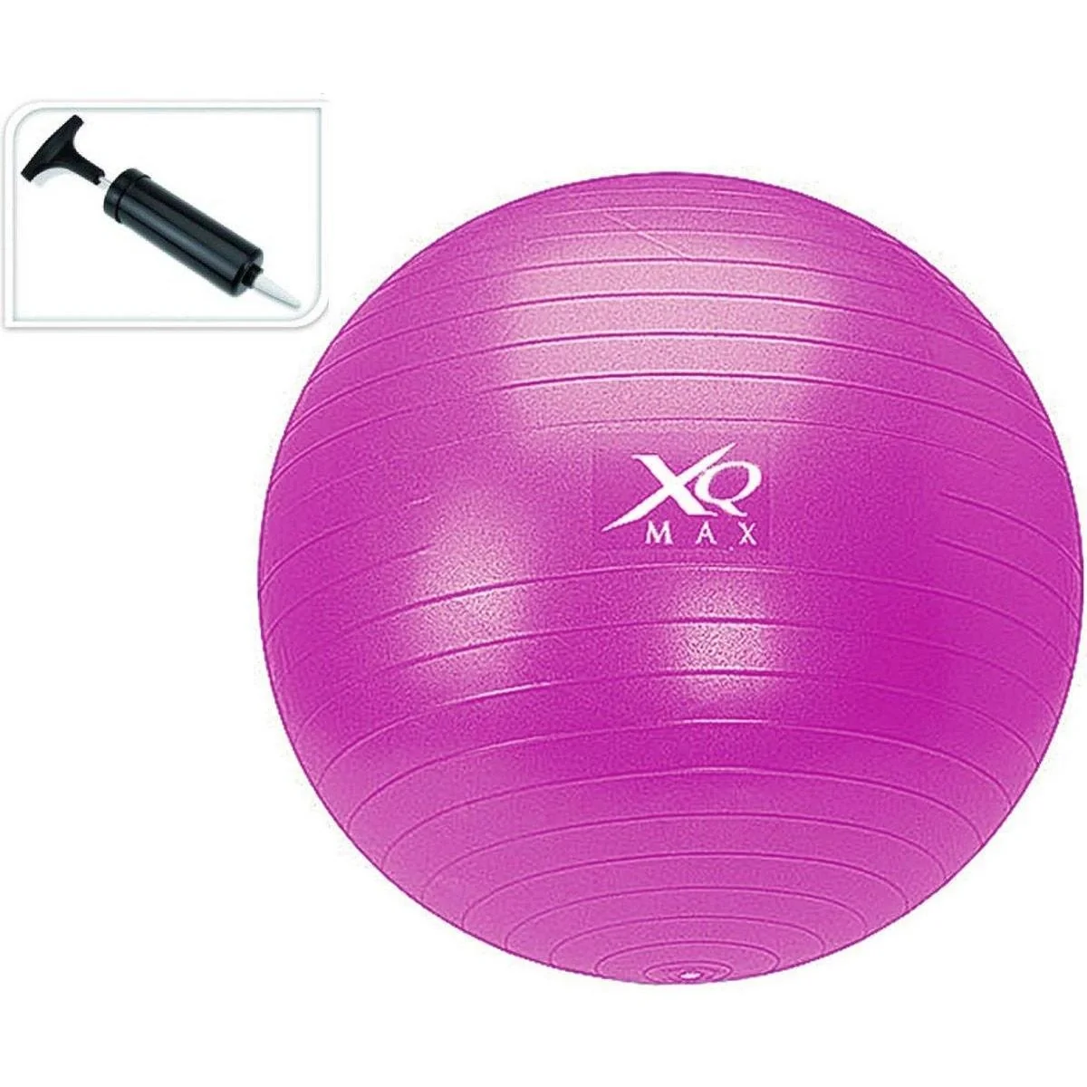 Yoga-Ball/Fitness-Ball - Inklusive Pumpe - 65 cm - Rosa - 2