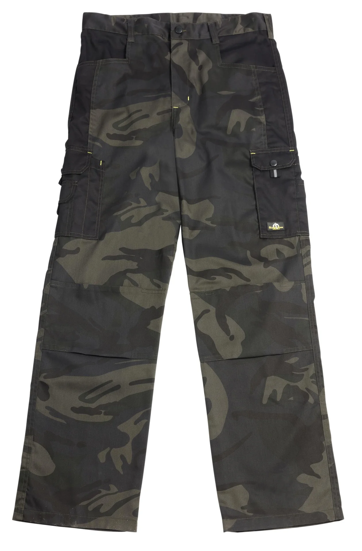 Bundhose mit Cargotasche und Hammerschlaufe, Farbe oliv camouflage, Gr.58 - 3