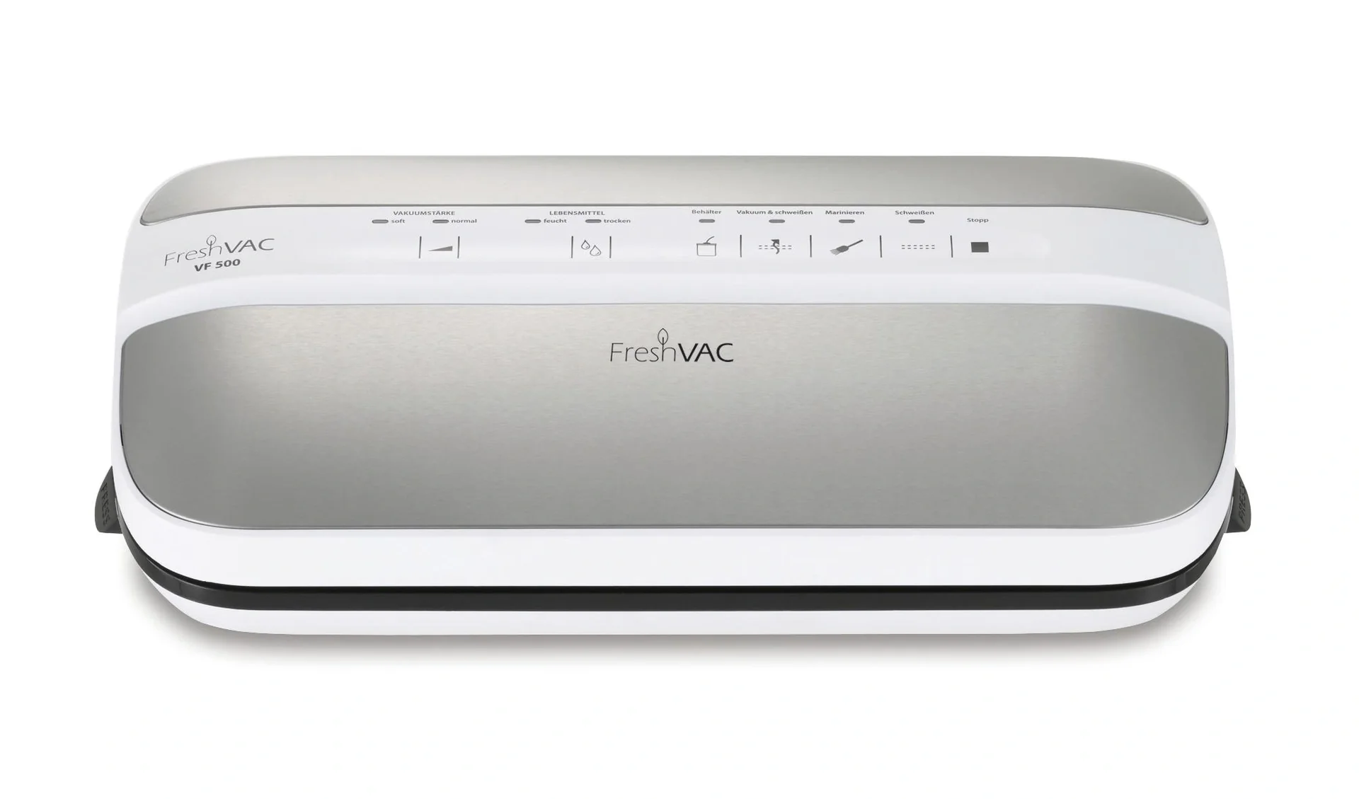 Vakuumierer FreshVAC VF500 Edelstahl, 120 Watt - Mit Folienschneider und Rollenfach! - 7