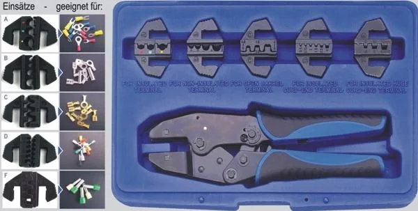 Hebelcrimpzange- 6-teilig - 1