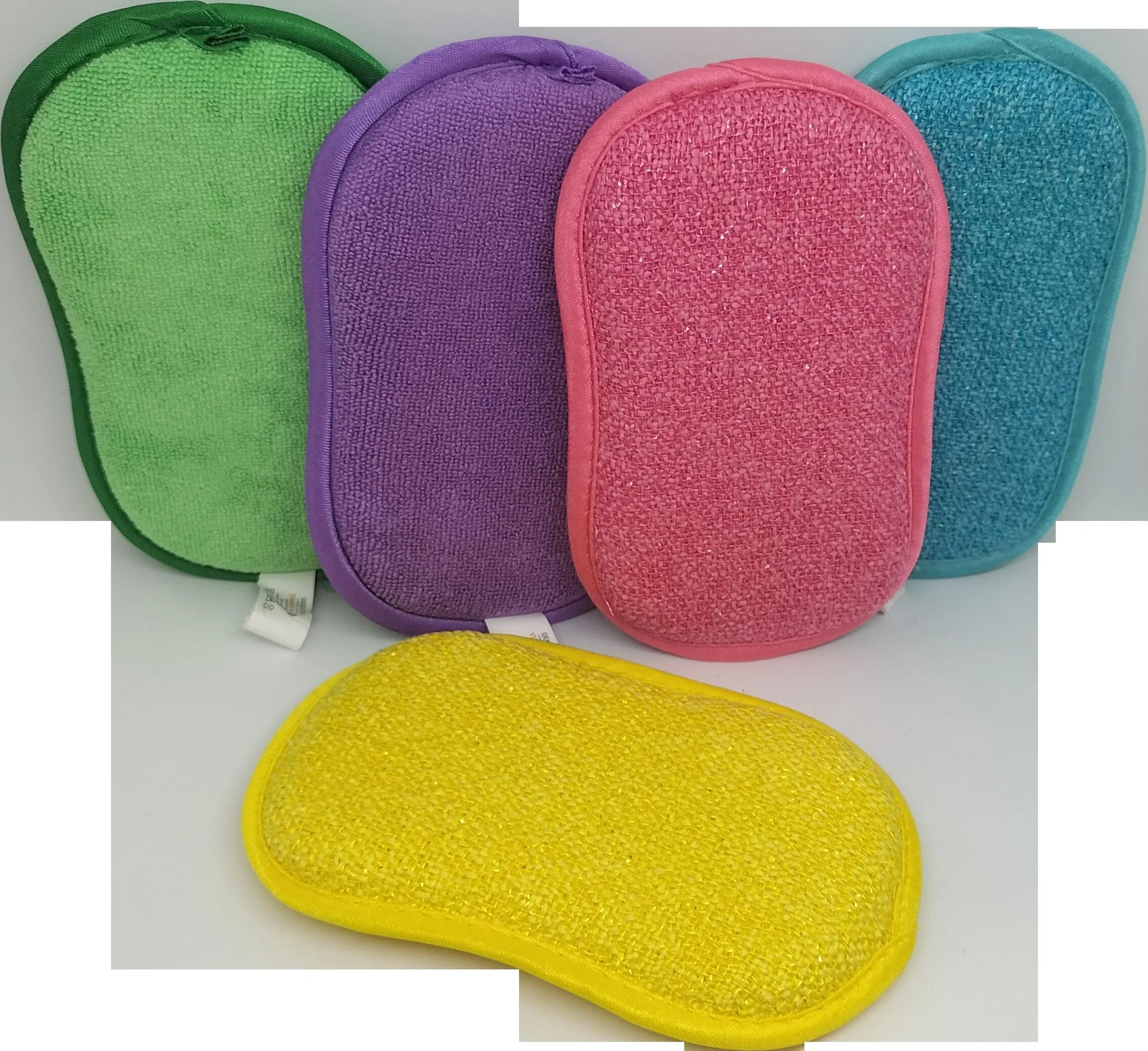 2 in 1 Mikrofaser-Schwämme, 5er-Set - 5