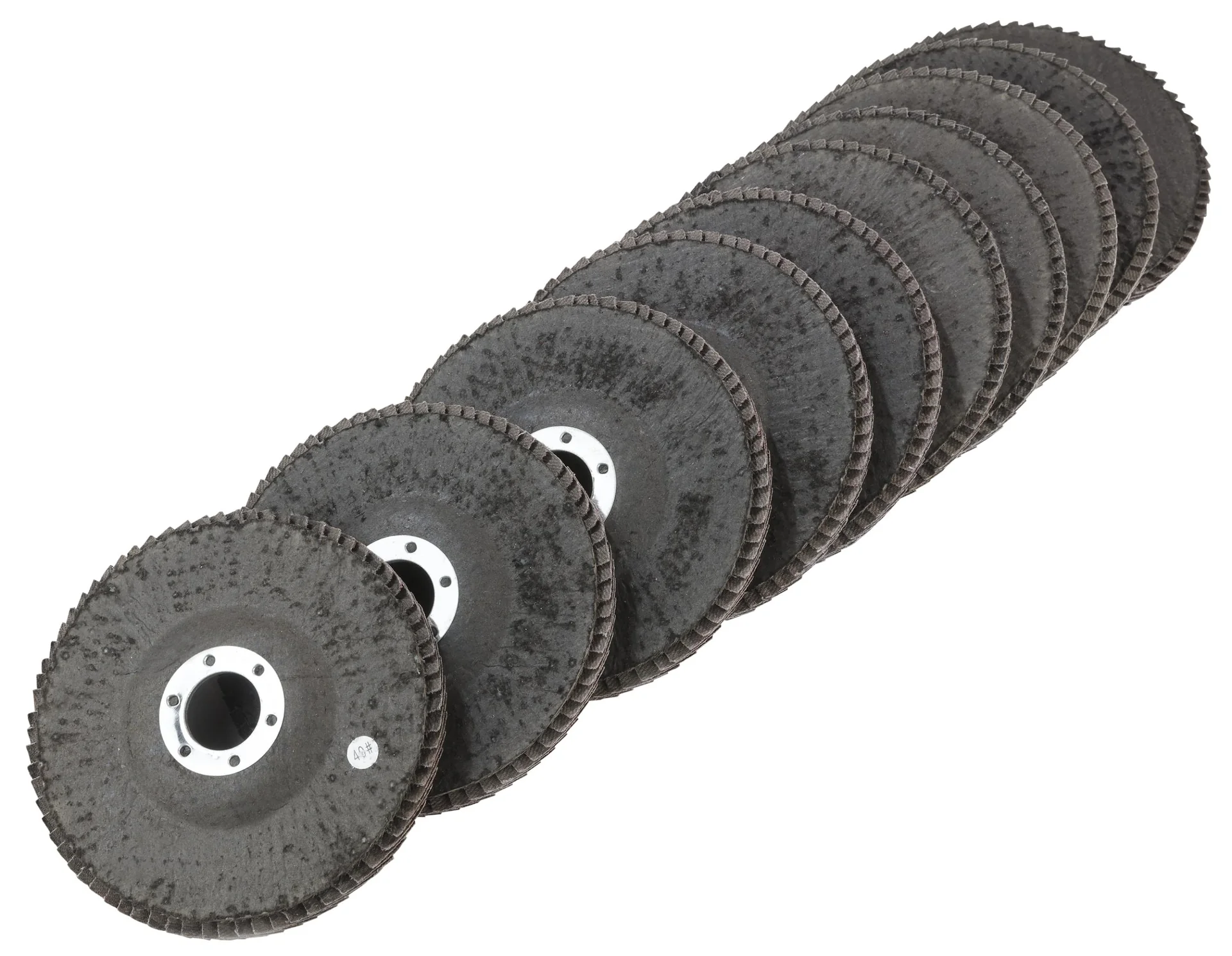 Lamellen Schleifscheiben 125 mm, 10 Stück - 2