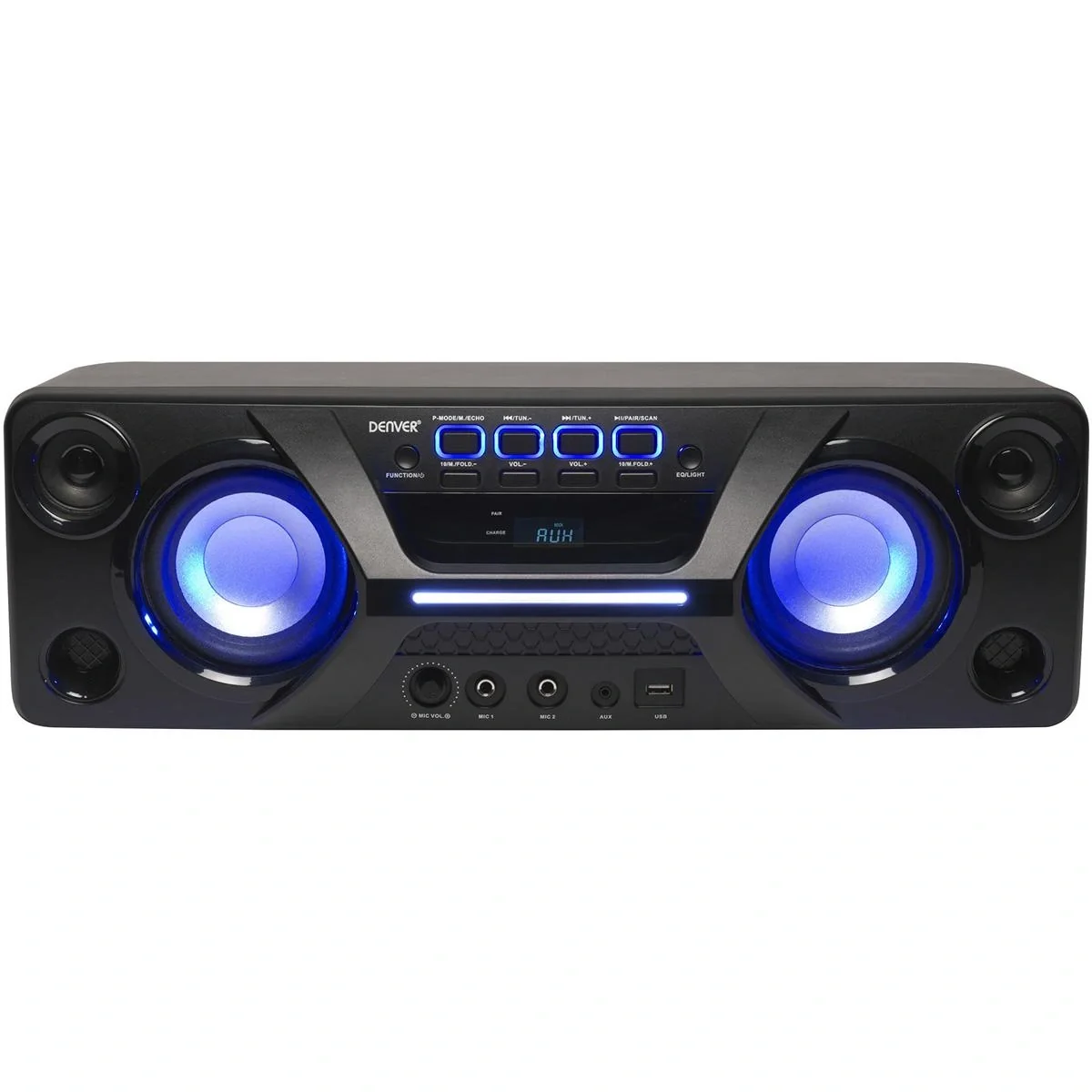 Bluetooth-Lautsprecher mit Discolicht und FM-Radio - 1