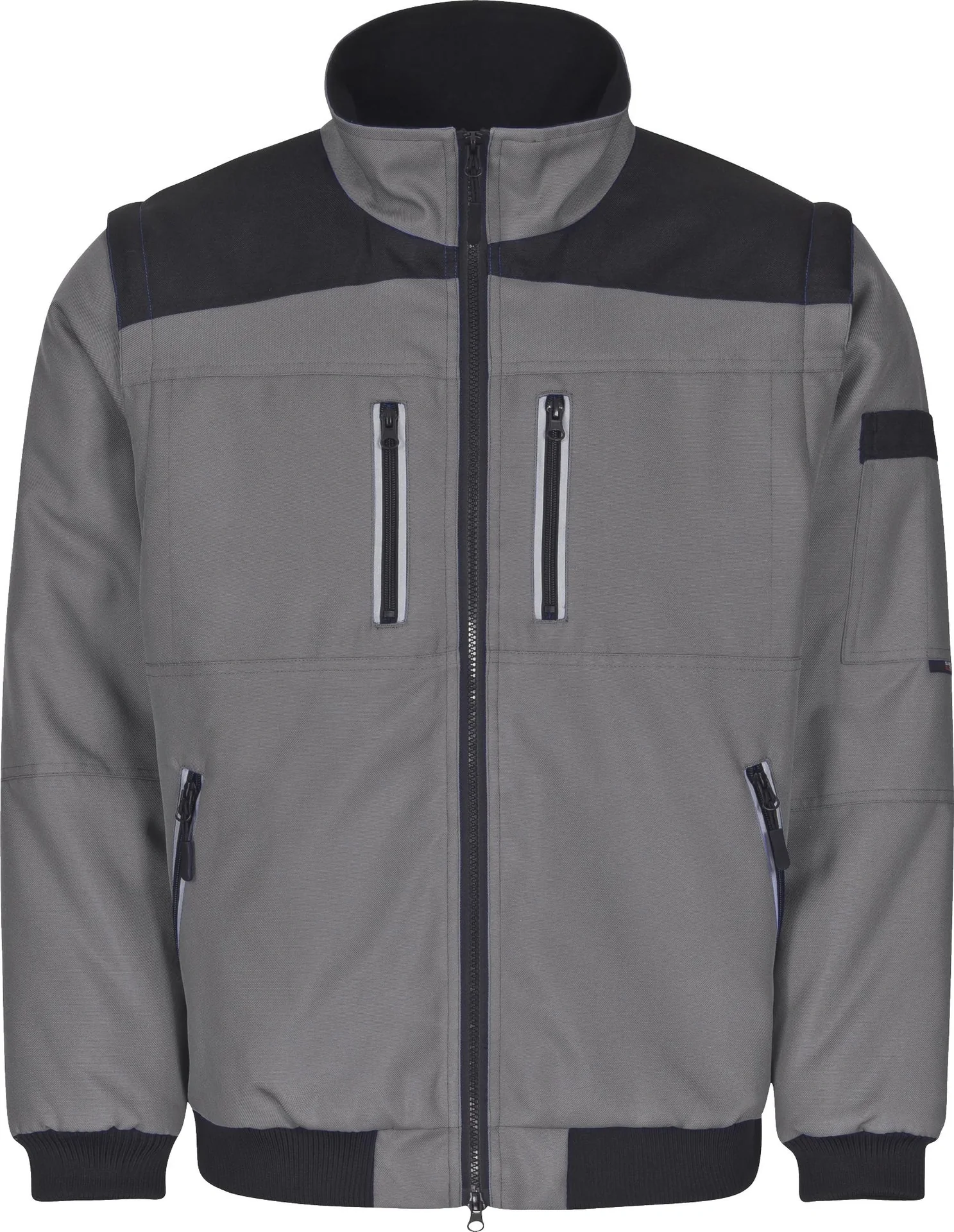 Funktionsblouson, grau-schwarz, Gr. M - 2