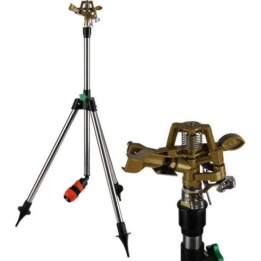 Schmutzwasserpumpe 7500 l / h mit Deuba Teleskop-Rasensprenger und 15 Meter Schlauch mit Armaturen - 5