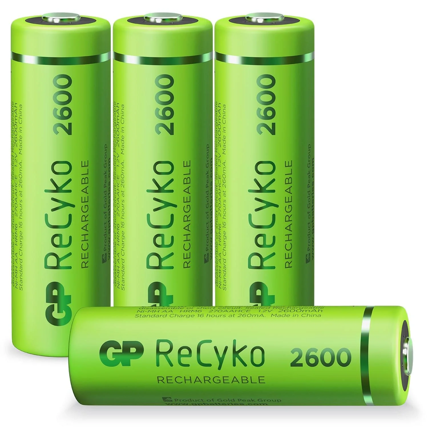 ReCyko Mignon (AA) NiMH Akkus mit 2600 mAh, 1,2V - 4 Stück - 3