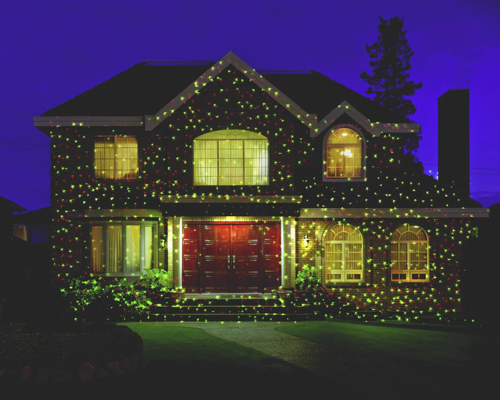 Bewegtes Laserlicht-System Star Shower Motion mit Sensor - 4