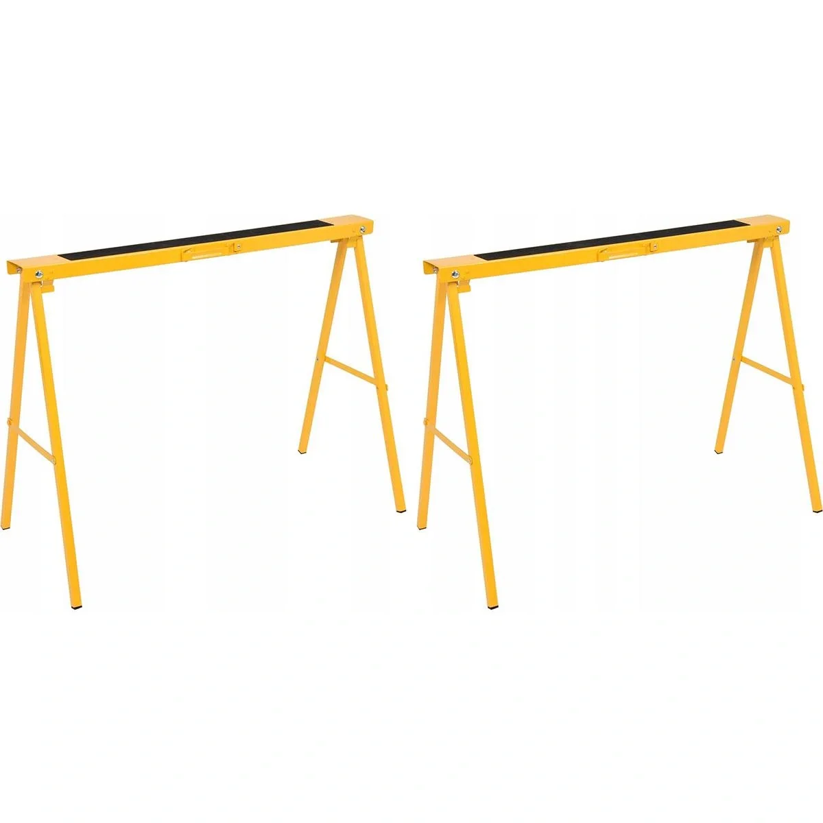 Satz mit 2 zusammenklappbaren Böcken - max 200kg - rutschfest - 4