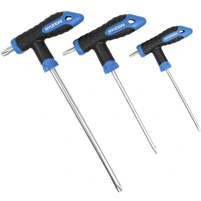 16dlg T-Griff Sechskant- und Torxschlüssel-Set - 4