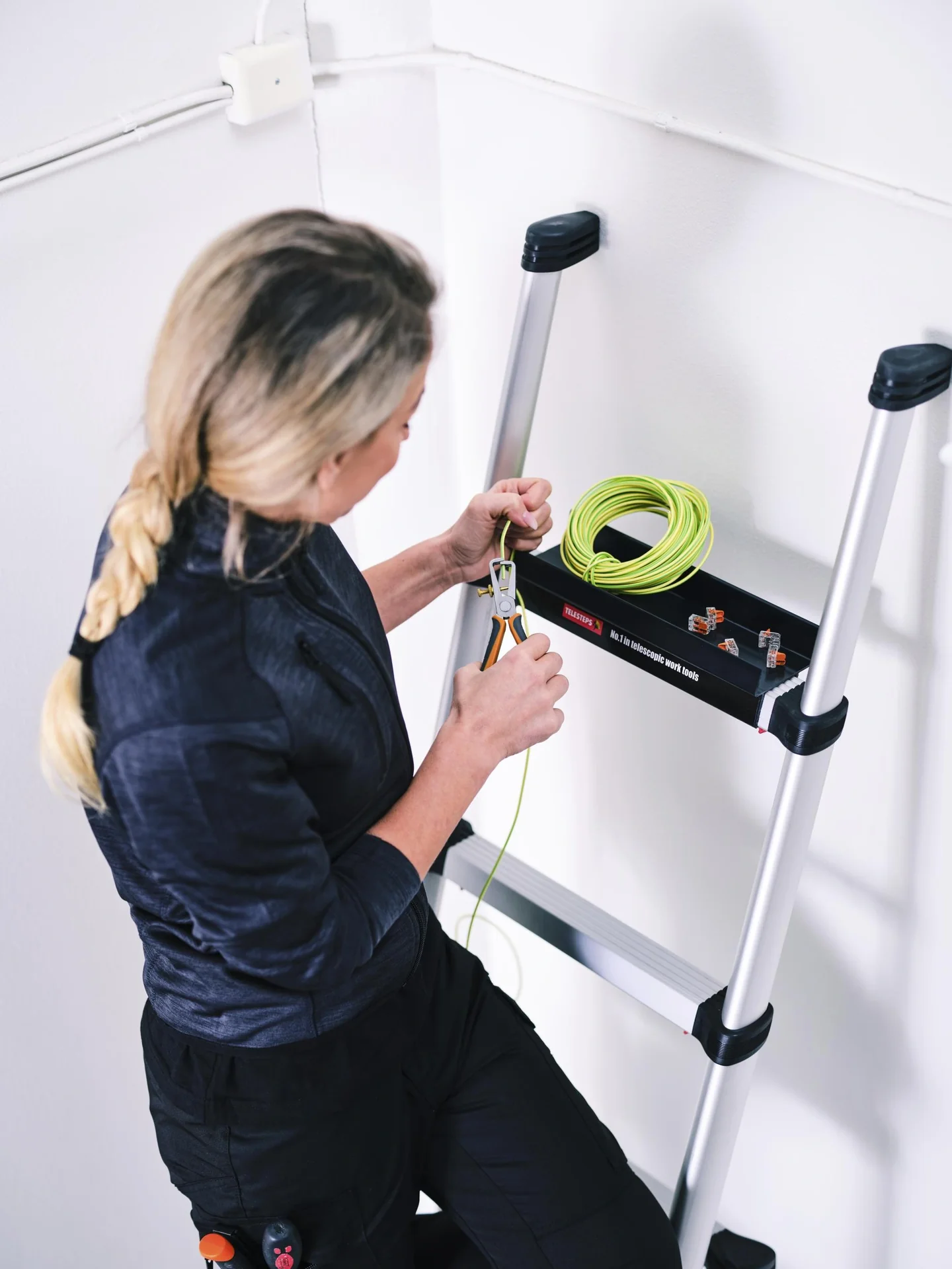 Teleskop-Kombileiter, PrimeLine, 2,3 Meter - 12