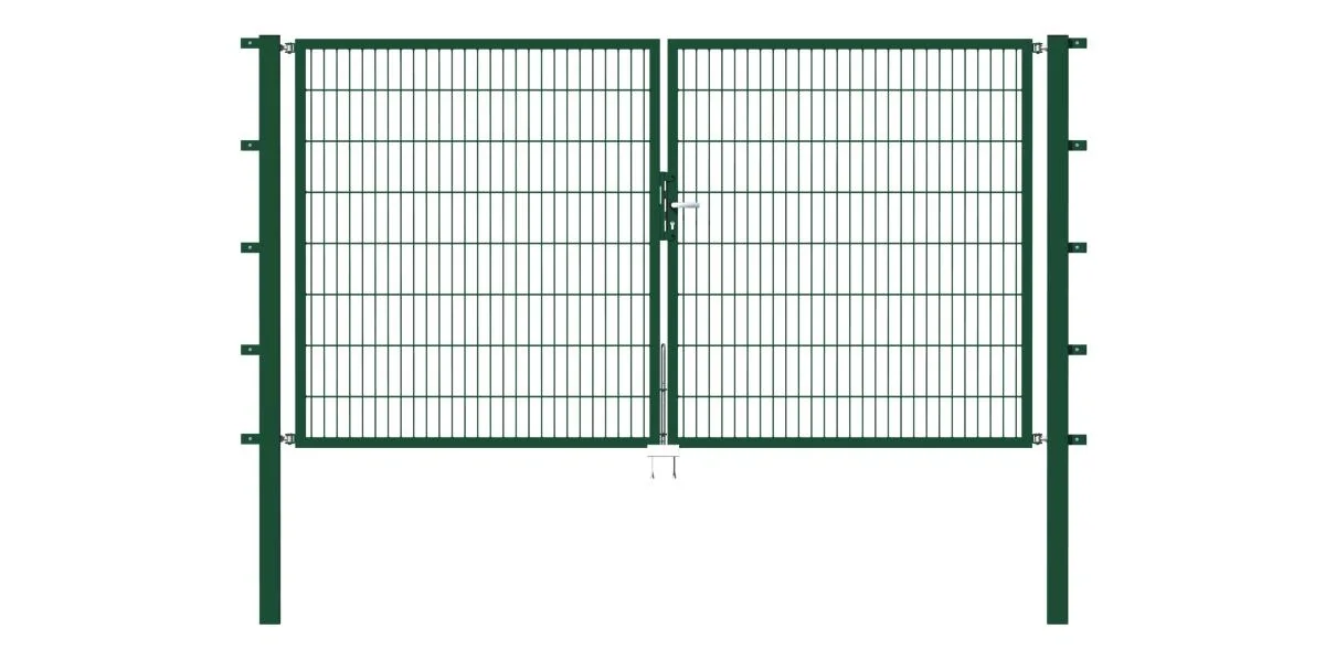 Doppeltor Flexo mit Zubehör, grün, Breite 200 cm, Höhe 80 cm, PF: 60x60 cm - 2