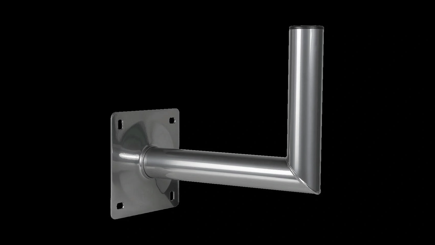 Wandhalter WH 3 Alu MEG-P25/48AT Wandabstand 25 cm - 2